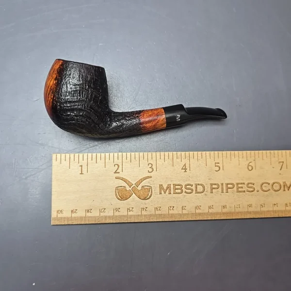 Stanwell (c.1980s) Vario 193 Sandblasted Apple Estate Briar Pipe, Danish Estates - Image 10