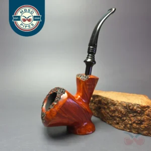 Nording Extra Grade XL Smooth Freehand Sitter Estate Briar Pipe, Danish Estates