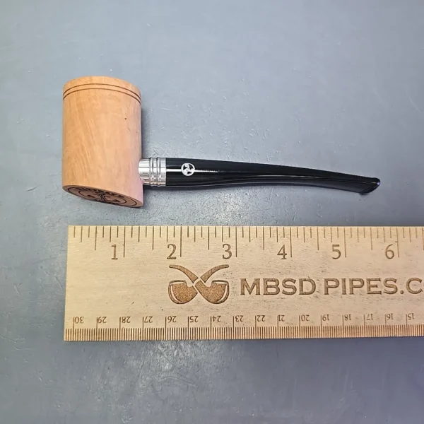 Rattray's Ahoy Smooth Natural Poker Estate Briar Pipe, Unsmoked, 9mm - Image 11