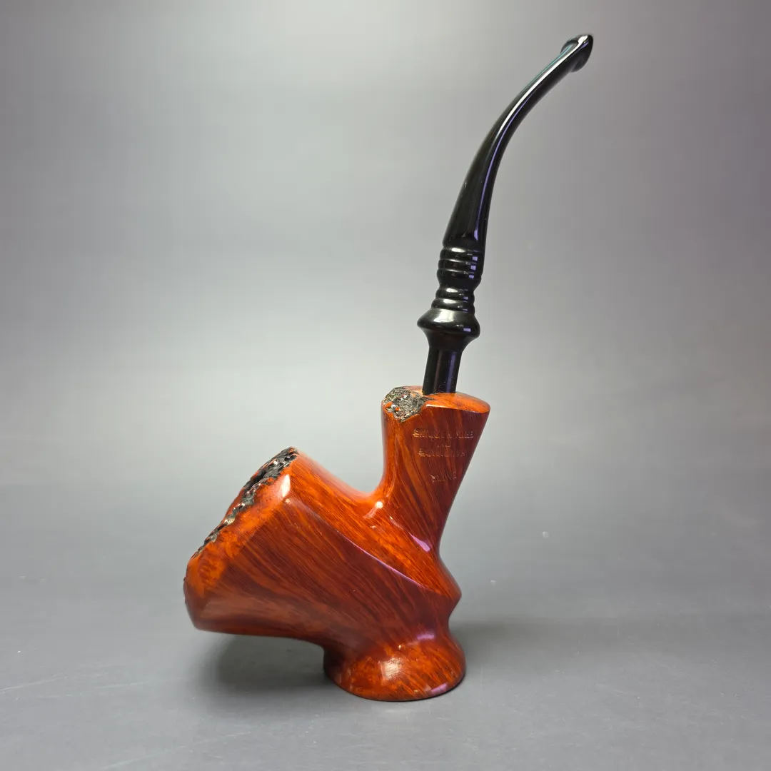 Nording Extra Grade XL Smooth Freehand Sitter Estate Briar Pipe, Danish Estates - Image 2
