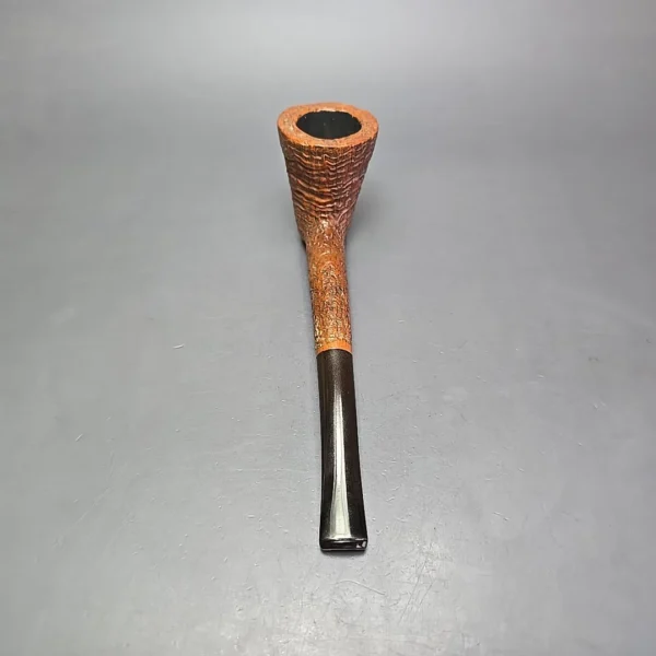 Charatan's Make Reuben Era (c. 1950s) Free Hand Relief Sandblasted Dublin Estate Briar Pipe, English Estates - Image 5