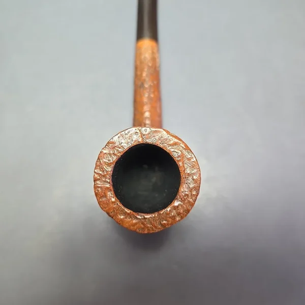 Charatan's Make Reuben Era (c. 1950s) Free Hand Relief Sandblasted Dublin Estate Briar Pipe, English Estates - Image 6