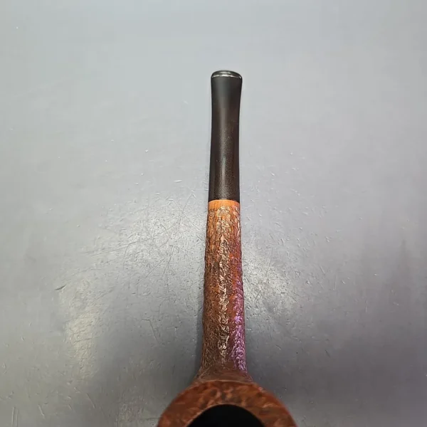 Charatan's Make Reuben Era (c. 1950s) Free Hand Relief Sandblasted Dublin Estate Briar Pipe, English Estates - Image 7