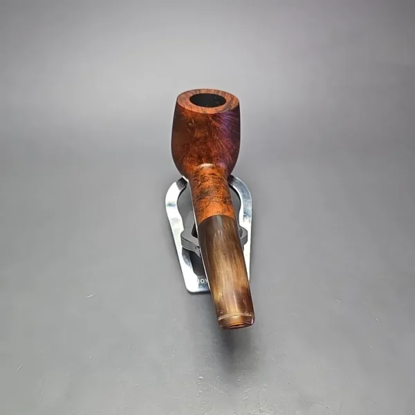 Gigi Elegance 091 Smooth Liverpool w/ Horn Estate Briar Pipe, Unsmoked, 9mm - Image 5