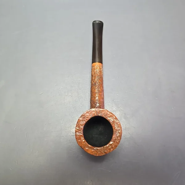 Charatan's Make Reuben Era (c. 1950s) Free Hand Relief Sandblasted Dublin Estate Briar Pipe, English Estates - Image 8
