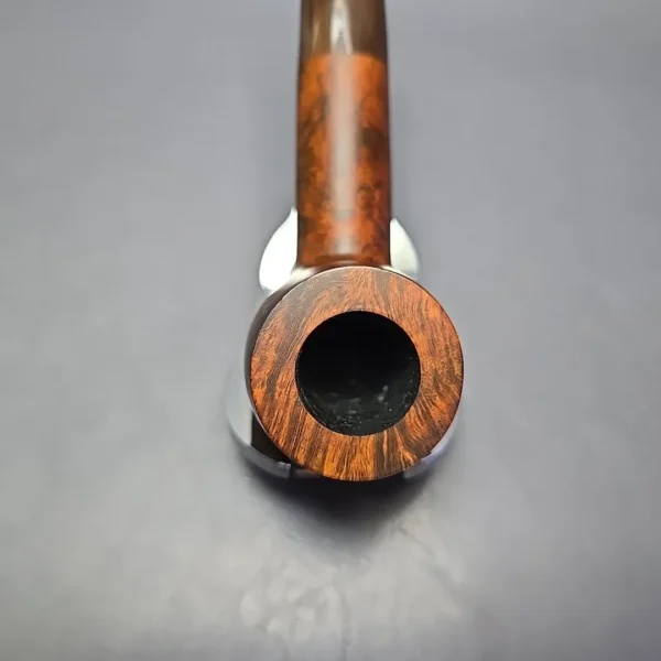 Gigi Elegance 091 Smooth Liverpool w/ Horn Estate Briar Pipe, Unsmoked, 9mm - Image 6