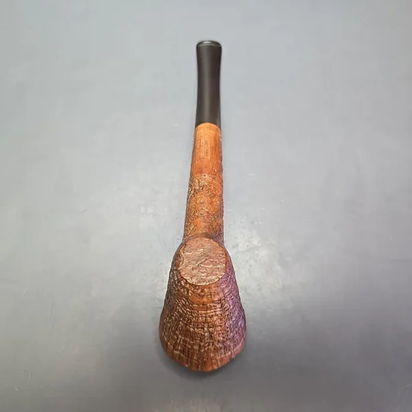 Charatan's Make Reuben Era (c. 1950s) Free Hand Relief Sandblasted Dublin Estate Briar Pipe, English Estates - Image 9