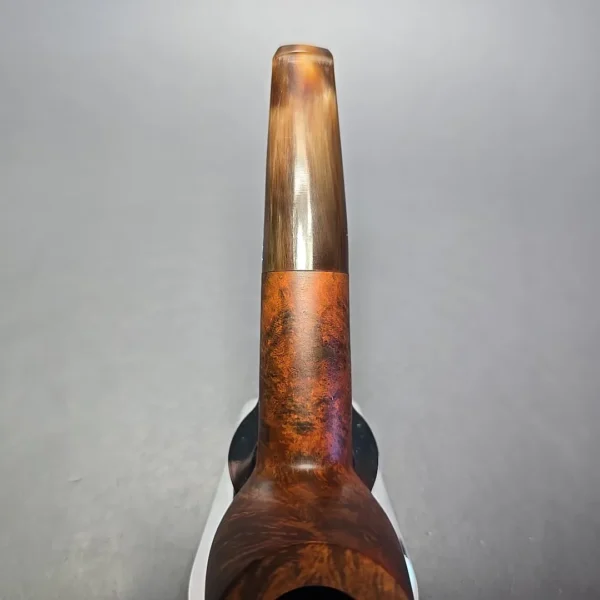 Gigi Elegance 091 Smooth Liverpool w/ Horn Estate Briar Pipe, Unsmoked, 9mm - Image 7