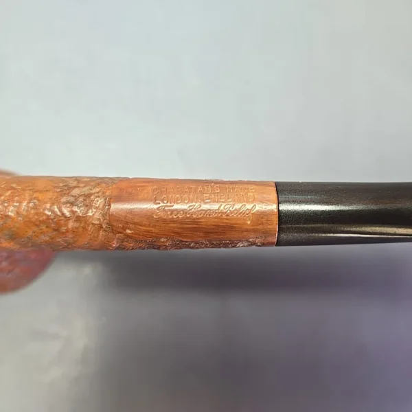 Charatan's Make Reuben Era (c. 1950s) Free Hand Relief Sandblasted Dublin Estate Briar Pipe, English Estates - Image 10