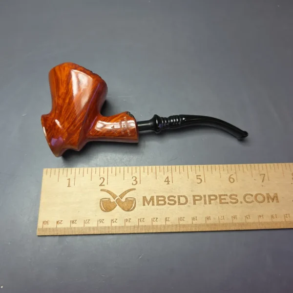 Nording Extra Grade XL Smooth Freehand Sitter Estate Briar Pipe, Danish Estates - Image 9