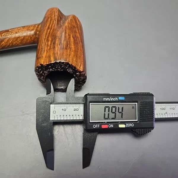 James Upshall Empire Series Executive XXL Smooth Poker w/ Cumberland Estate Briar Pipe, Unsmoked - Image 12