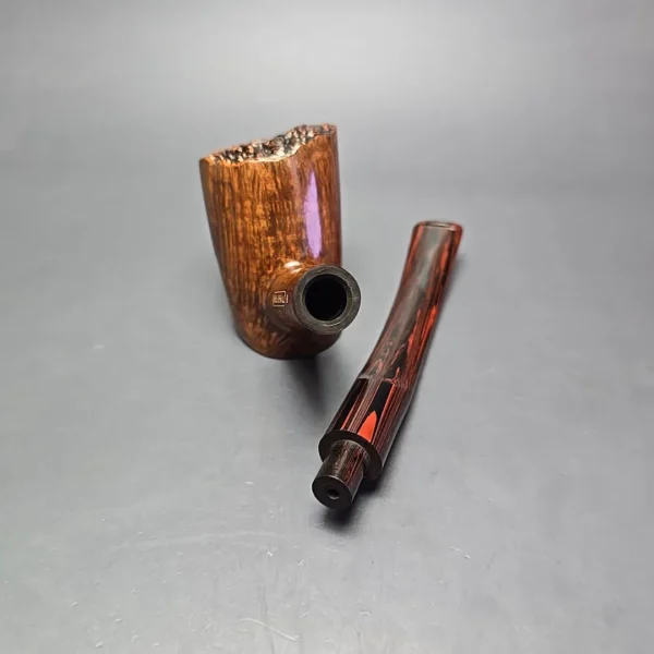 James Upshall Empire Series Executive XXL Smooth Poker w/ Cumberland Estate Briar Pipe, Unsmoked - Image 13