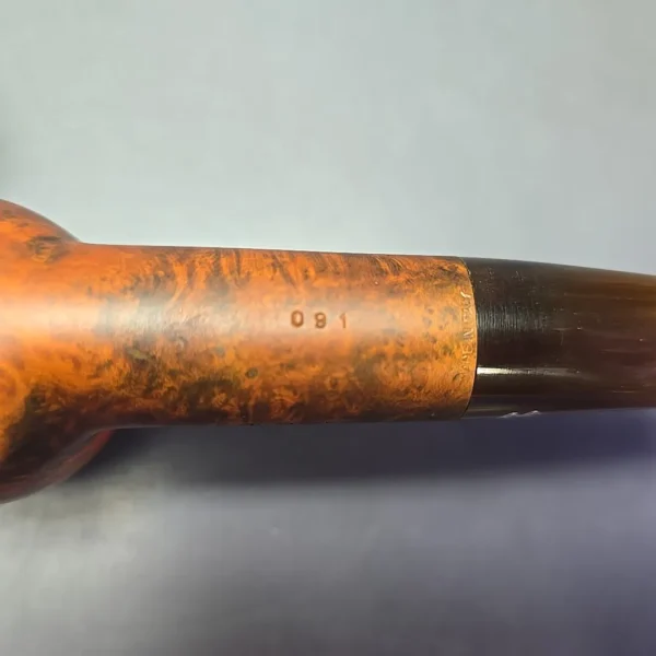 Gigi Elegance 091 Smooth Liverpool w/ Horn Estate Briar Pipe, Unsmoked, 9mm - Image 10