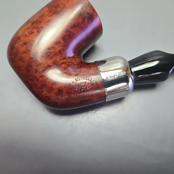 Savinelli Dry System 620 Smooth Oom Paul Estate Briar Pipe, Italian Estates, 6mm - Image 10