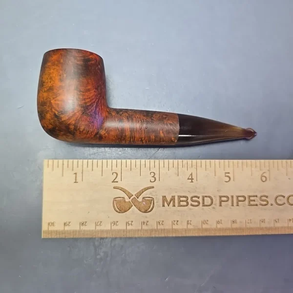 Gigi Elegance 091 Smooth Liverpool w/ Horn Estate Briar Pipe, Unsmoked, 9mm - Image 12