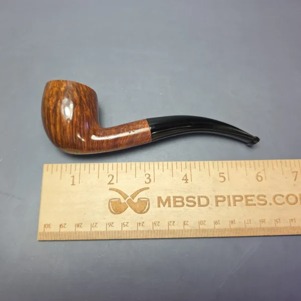 Dunhill 1980 Dead Root 2 Star XL Smooth Bent Estate Briar Pipe, English Estates - Image 8