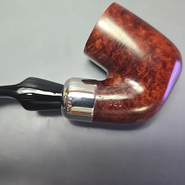 Savinelli Dry System 620 Smooth Oom Paul Estate Briar Pipe, Italian Estates, 6mm - Image 12