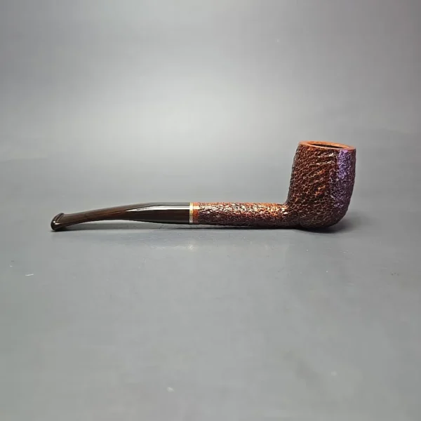 Savinelli Bing's Favorite Rusticated Billiard Estate Briar Pipe, Italian Estates, 6mm - Image 4