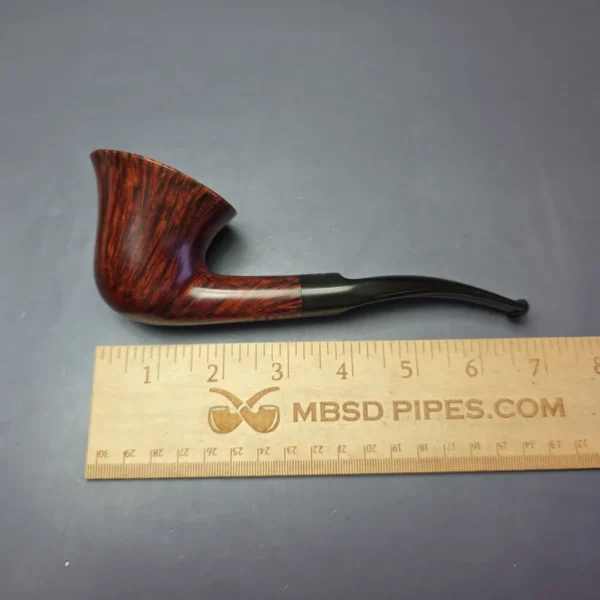 Preben Holm Traditional Matt Smooth Dublin Estate Briar Pipe, Danish Estates - Image 9