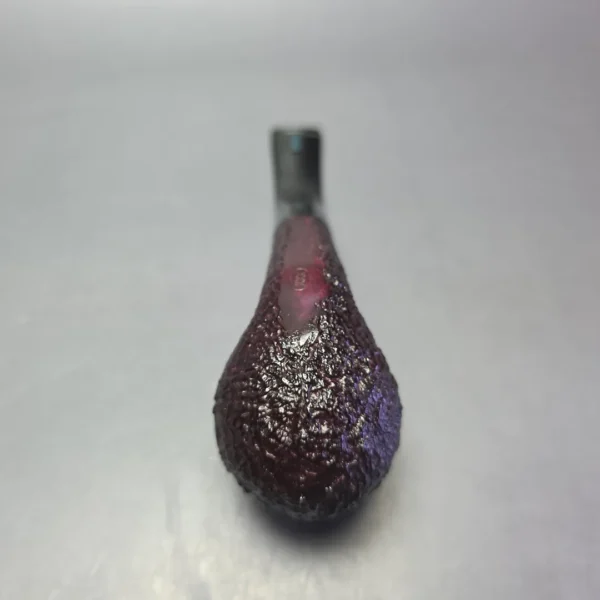 Ashton 2003 Pebble Grain XXX Sandblasted Bent Billiard Estate Briar Pipe, Unsmoked - Image 8
