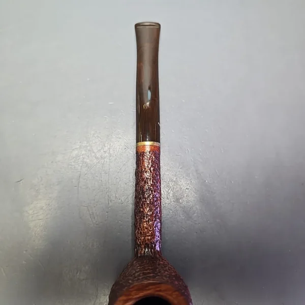 Savinelli Bing's Favorite Rusticated Billiard Estate Briar Pipe, Italian Estates, 6mm - Image 7