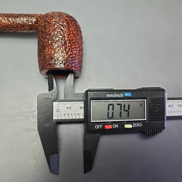 Savinelli Bing's Favorite Rusticated Billiard Estate Briar Pipe, Italian Estates, 6mm - Image 12