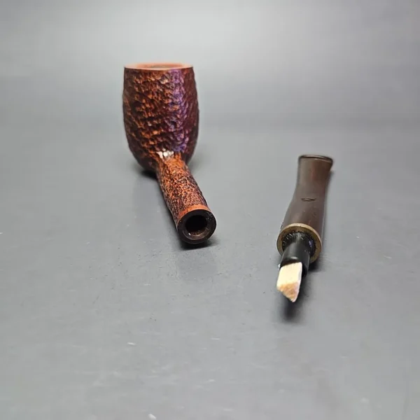 Savinelli Bing's Favorite Rusticated Billiard Estate Briar Pipe, Italian Estates, 6mm - Image 13
