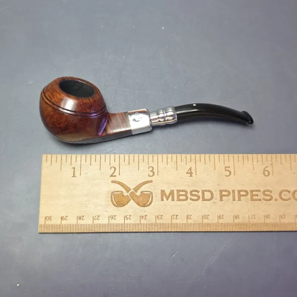 Dunhill 1992 Bruyere 3108 Smooth Bulldog w/ Silver Spigot Estate Briar Pipe, English Estates - Image 11