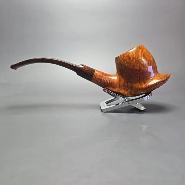 James Upshall Empire Series Executive Magnum Smooth Cup and Saucer Estate Briar Pipe, Unsmoked - Image 4