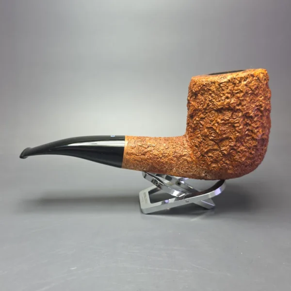 Ardor Urano Giant Rusticated Magnum Billiard Estate Briar Pipe, Italian Estates - Image 4