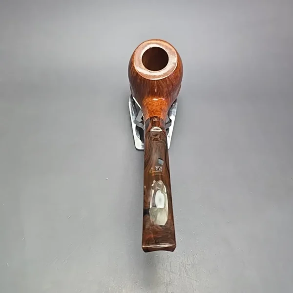 James Upshall Empire Series Executive Magnum Smooth Cup and Saucer Estate Briar Pipe, Unsmoked - Image 5
