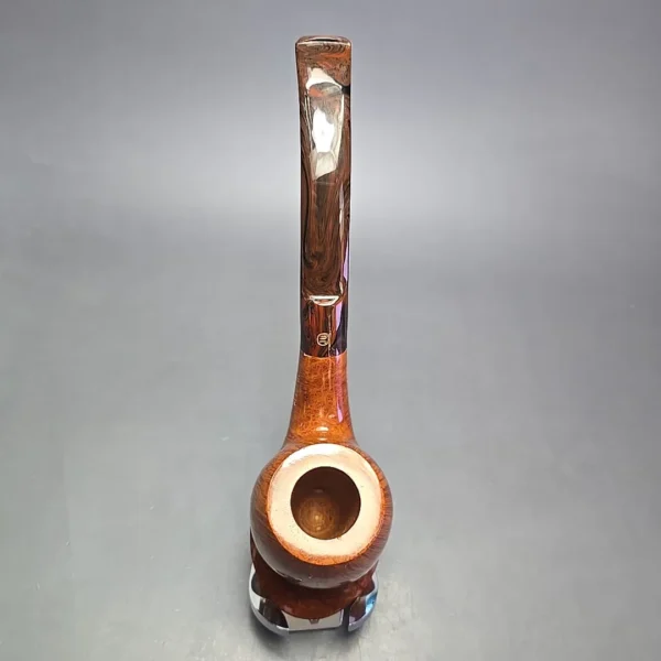 James Upshall Empire Series Executive Magnum Smooth Cup and Saucer Estate Briar Pipe, Unsmoked - Image 8
