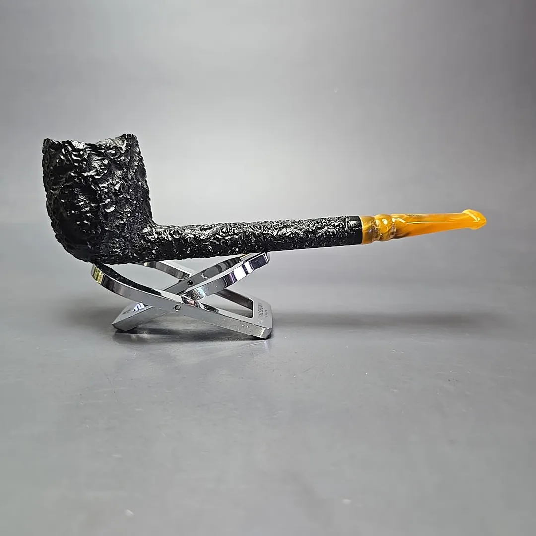 Jobey Stromboli Extra E72 Rusticated Canadian Estate Briar Pipe, Other Estates - Image 2