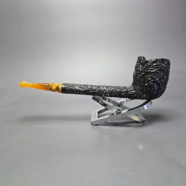 Jobey Stromboli Extra E72 Rusticated Canadian Estate Briar Pipe, Other Estates - Image 4