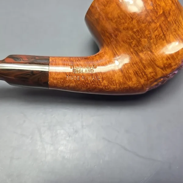 James Upshall Empire Series Executive Magnum Smooth Cup and Saucer Estate Briar Pipe, Unsmoked - Image 11