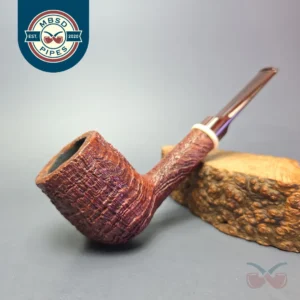 Jody Davis 2015 Friar A Sandblasted Billiard w/ Mammoth Estate Briar Pipe, American Estates