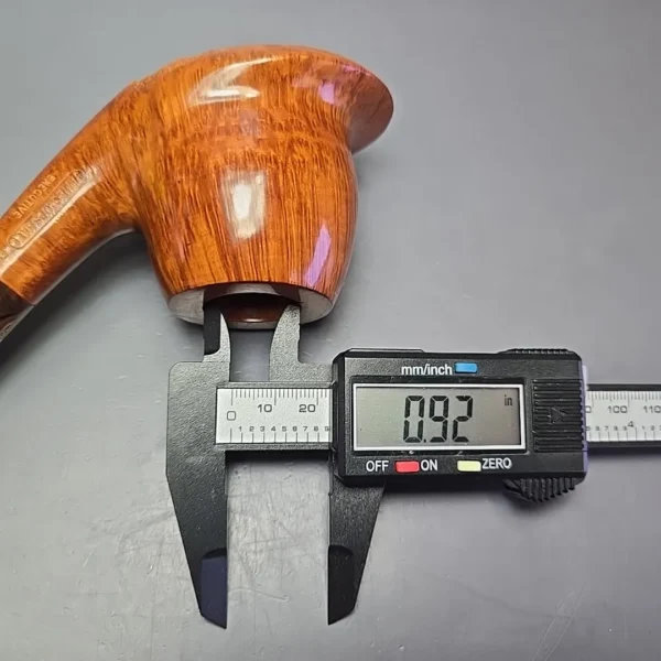 James Upshall Empire Series Executive Magnum Smooth Cup and Saucer Estate Briar Pipe, Unsmoked - Image 13