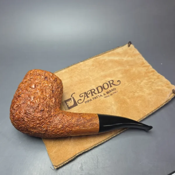 Ardor Urano Giant Rusticated Magnum Billiard Estate Briar Pipe, Italian Estates - Image 13
