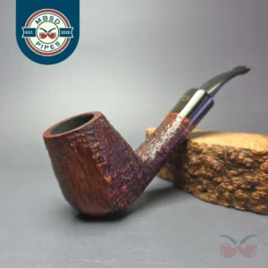 Ben Wade (Preben Holm) Prominence A2 Partially Sandblasted Volcano Estate Briar Pipe, Danish Estates