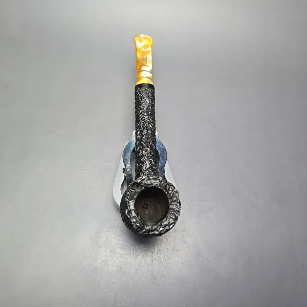 Jobey Stromboli Extra E72 Rusticated Canadian Estate Briar Pipe, Other Estates - Image 8