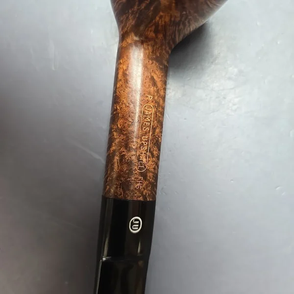 James Upshall P Grade Group 6 Smooth Lumberman Estate Briar Pipe, English Estates - Image 11