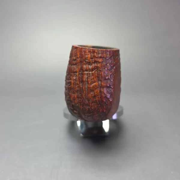 Ben Wade (Preben Holm) Prominence A2 Partially Sandblasted Volcano Estate Briar Pipe, Danish Estates - Image 3