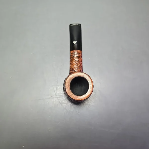 Luigi Viprati Rusticated Oval Shank Billiard Estate Briar Pipe, Italian Estates - Image 8
