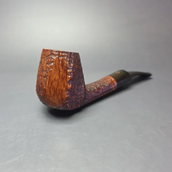 Ben Wade (Preben Holm) Prominence A2 Partially Sandblasted Volcano Estate Briar Pipe, Danish Estates - Image 8
