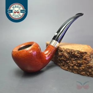 Thomas Cristiano Metamorfosi A505 Smooth Pear w/ Silver Estate Briar Pipe, Italian Estates