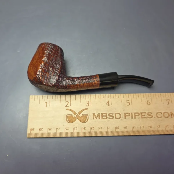 Ben Wade (Preben Holm) Prominence A2 Partially Sandblasted Volcano Estate Briar Pipe, Danish Estates - Image 10
