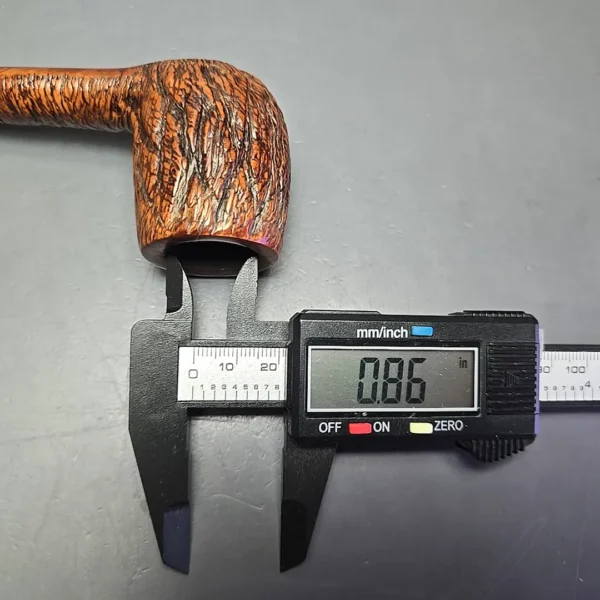 Luigi Viprati Rusticated Oval Shank Billiard Estate Briar Pipe, Italian Estates - Image 12
