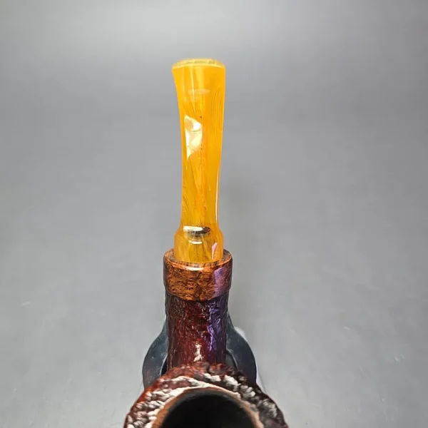Neerup Selection Sandblasted Bent Billiard Estate Briar Pipe, Danish Estates - Image 7