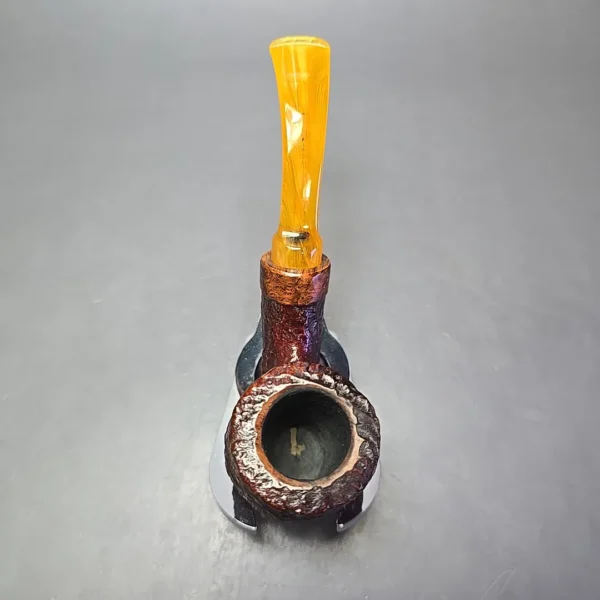 Neerup Selection Sandblasted Bent Billiard Estate Briar Pipe, Danish Estates - Image 8