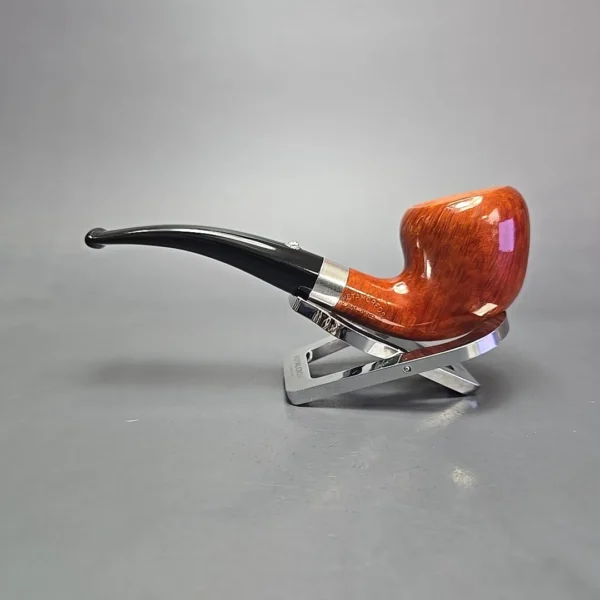 Thomas Cristiano Metamorfosi A505 Smooth Pear w/ Silver Estate Briar Pipe, Italian Estates - Image 4